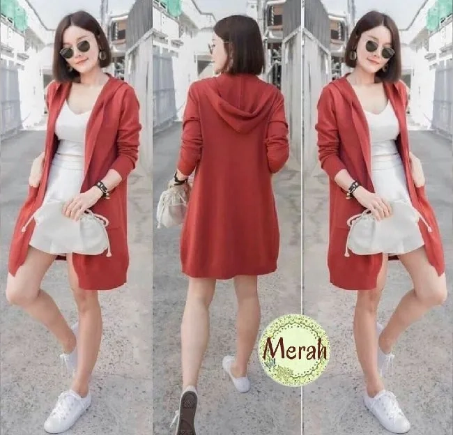 BAYAR DIRUMAH LONG CARDY HOODIE LESTY COD