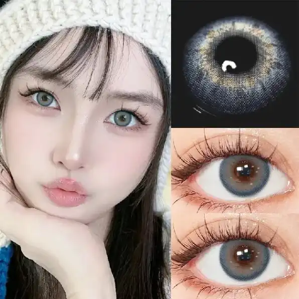 Mysticeyes Softlens Blue Colored Lenses Softlens 14.5mm cosplay softlens 1 pasang murah soflens Free