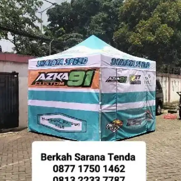 Tenda Paddock Rasing Balapan Custom Depok 0877-1750-1460 Berkah Saran tenda