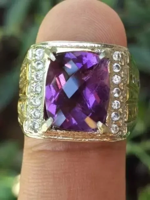 natural amethyst cekerbord natural kecubung bukan topaz bukan garnet bukan prasiolite ruby iolite