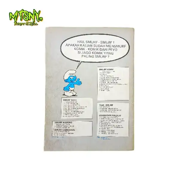 Komik Lebar Eropa Semua Harus Di Smurf Aya Media Pustaka 1989