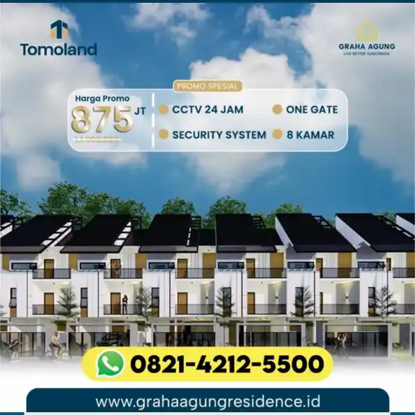 Rumah Kost Malang dengan Kawasan Lengkap Fasilitas Umumnya dapat Passive Income di Tomoland