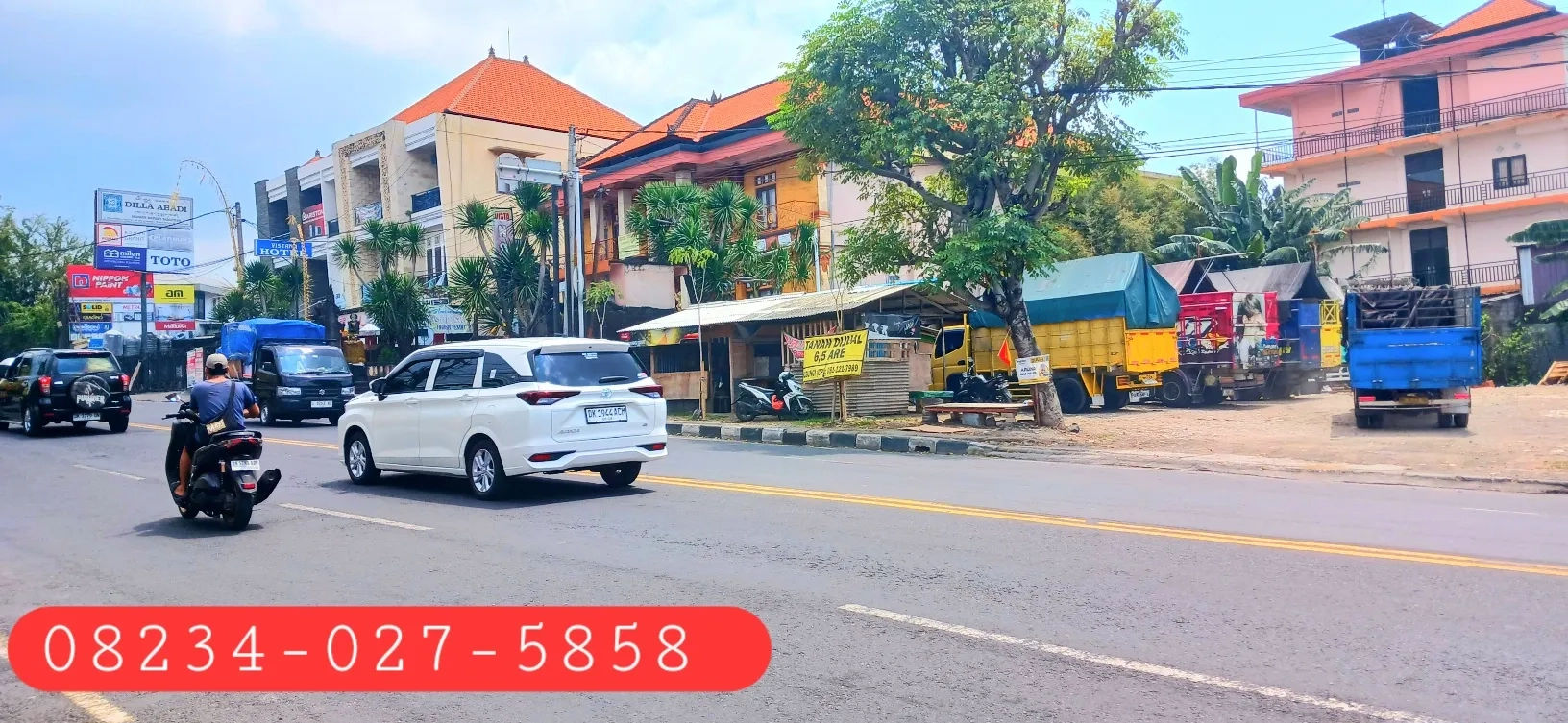 Dijual tanah 670 m2 jl Kargo Ubung dkt Gatsu Barat Denpasar Bali