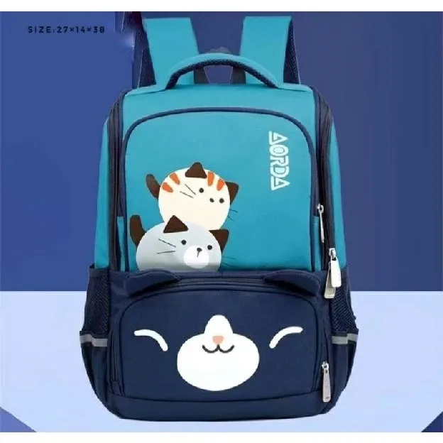 Bisa COD - Tas Ransel Sekolah Aora Cat Two