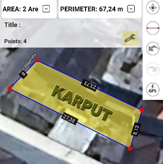 Dijual 2 are, Jl. Raganata Cargo Utara Ubung Kaja Denpasar