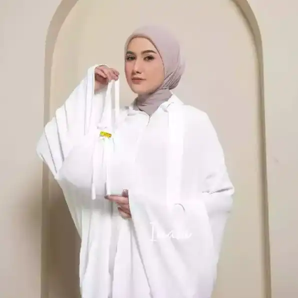 Mukena Khadijah Dewasa Crinkle Airflow Premium Terbaru Jumbo