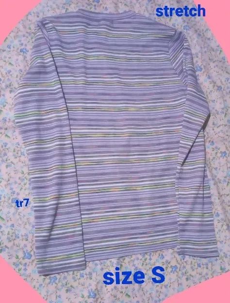 atasan wanita motif salur