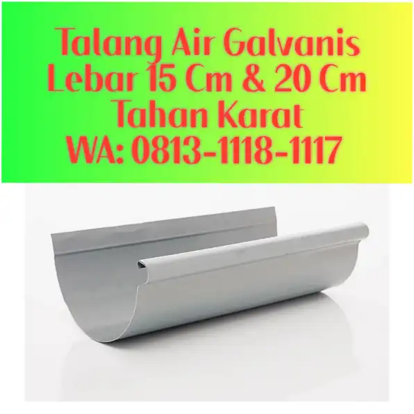 Talang Air Galvanis Banyuwangi! 0813-1118-1117