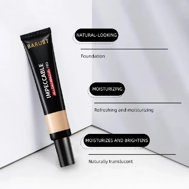 BPOM BARUBT Foundation Concealer  Nourish The Skin Full Coverage Makeup liquid Foundation anti kerin