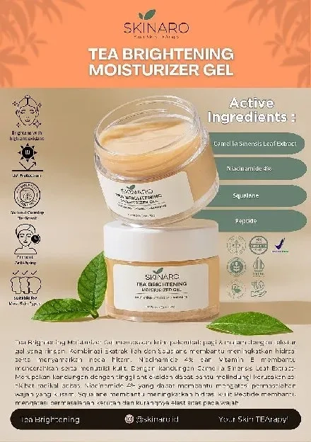 SKINCARE TEA BRIGHTENING MOISTRUIZER GEL