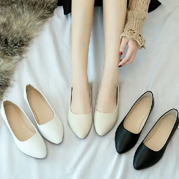 Bayar cod - Sepaty Wanita Flatshoes Ballerina - dmn