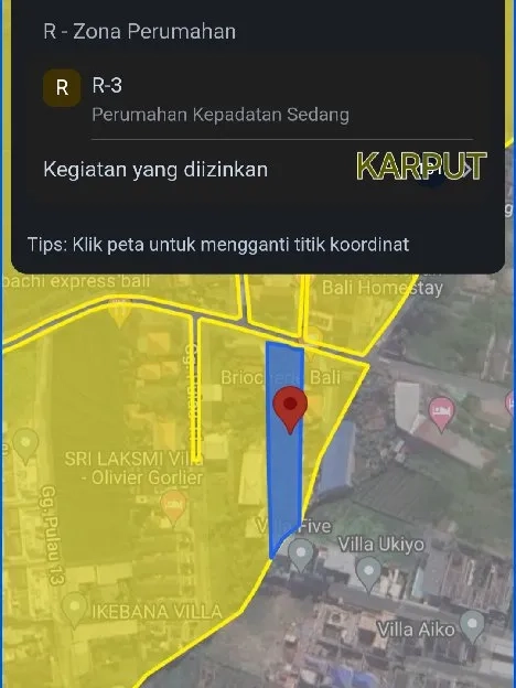 Dijual 11 are, Jl. Bumbak Tegal Cupek Umalas Kerobokan Kuta Utara