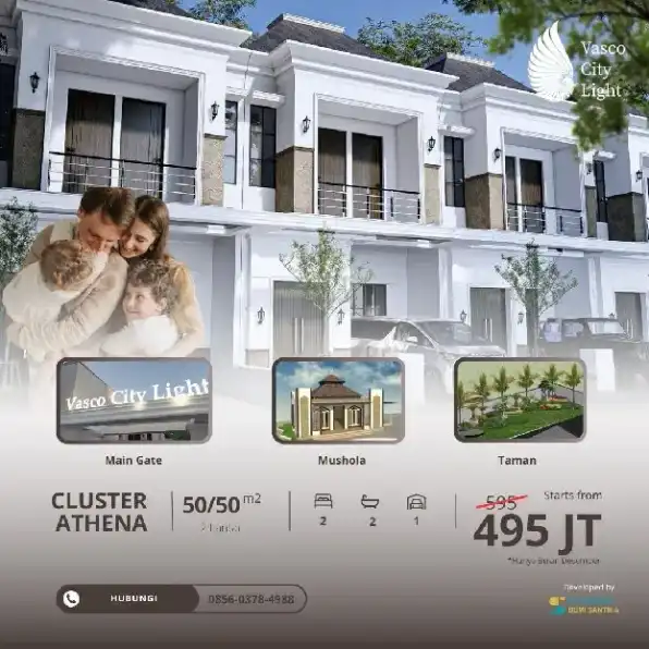 dijual Rumah 2 Lantai di Cihanjuang Bandung