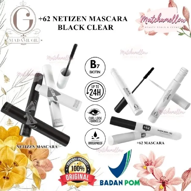 MASCARA NETIZEN +62 - MAKE UP MASKARA WATERPROOF ORIGINAL