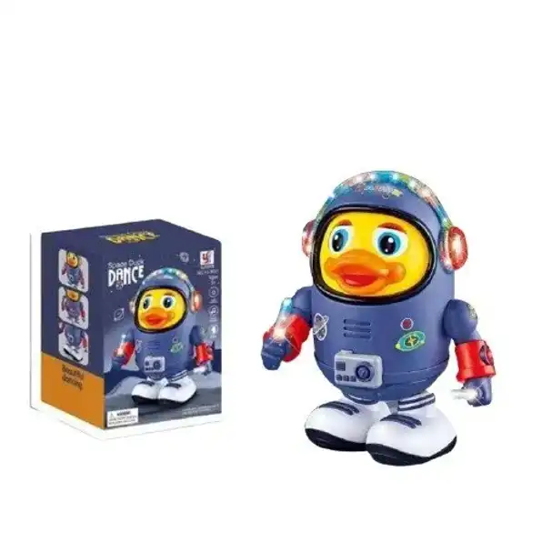 Mainan Robot Bebek Astronot Joget Dancing Walking Musik Dan Lampu