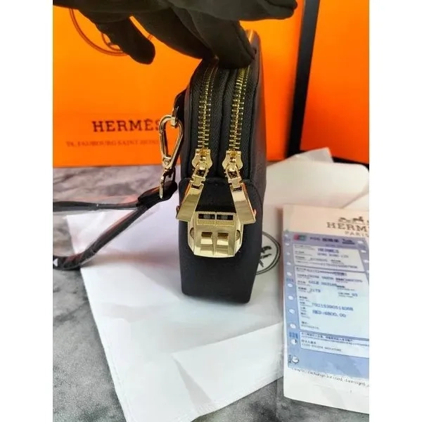 HAND BAG HITAM HERMES TAS TANGAN