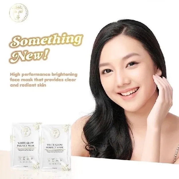 Skinflair White Glow Perfect Mask Masker Wajah Mencerahkan Secara Instant