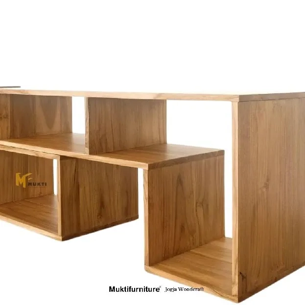 Rak Jati Premium Extendable Estetik by Mukti Furniture 