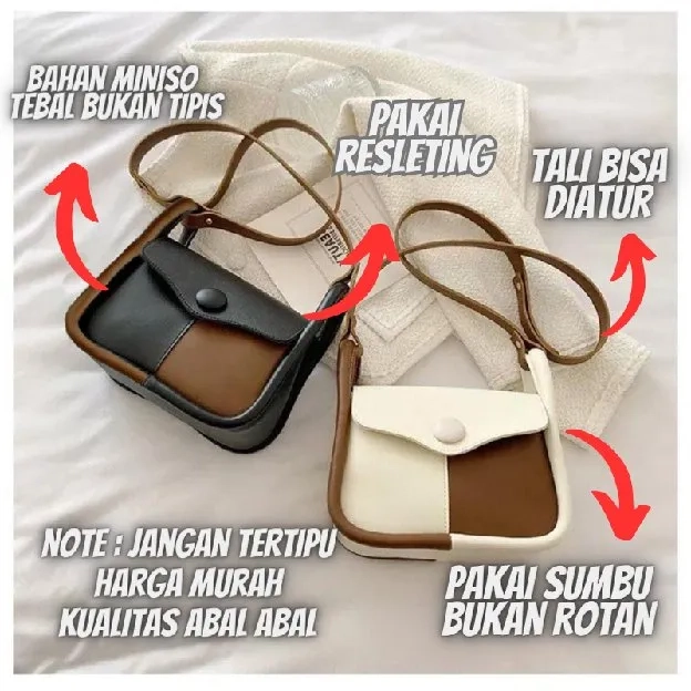 (Bayar Bisa COD) Tas Ericha Selempang - dmn