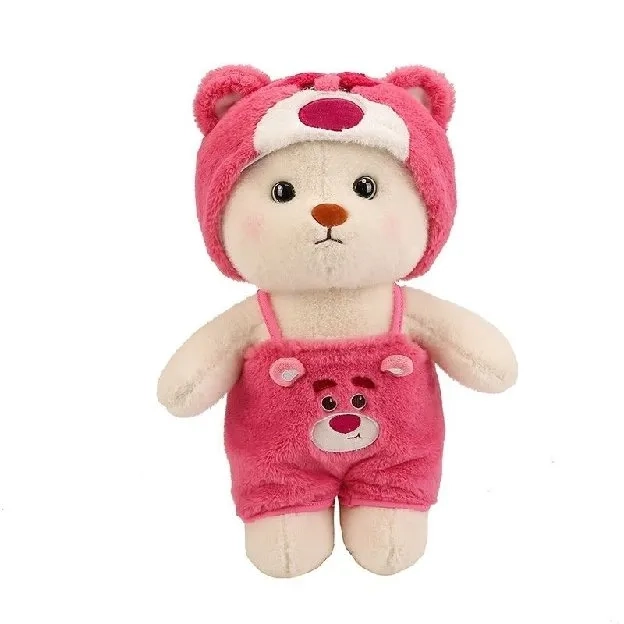Boneka terbaru teddy bear Jumpsuit lotso sticth dino rabbit kelinci ukuran 30cm high quality bahan