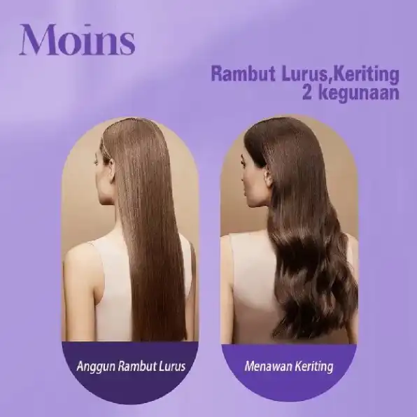 Sisir Pelurus Rambut Listrik 2 In 1 Pelurus Rambut Isi Ulang Pemanas Panas Sisir Pengeriting Styler 