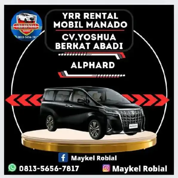 Rental Mobil Murah Manado plus Driver 0813-5656-7817 YRR Rental