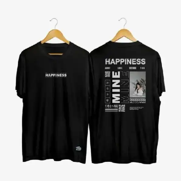 Kaos Custom Foto Aesthetic Murah / Kaos Sablon Satuan / Kaos Sablon Digital DTF Premium