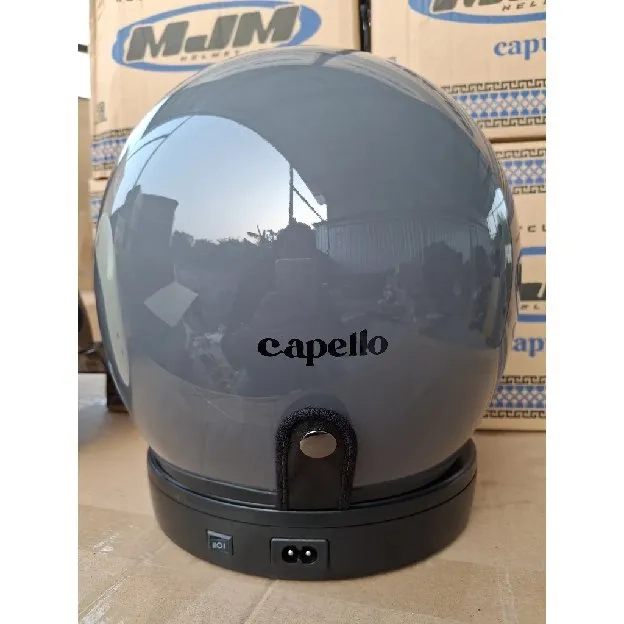 Helm MDS MAGNUM Retro Half face kekinian SNI MJM - Warna Komplit - UV Protectio free dus packing bis