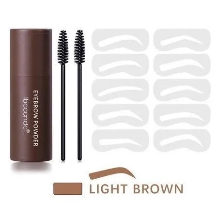 Ibcccndc Eyebrow Stamp Cetakan Alis Instan Bedak Alis Eyebrow Powder