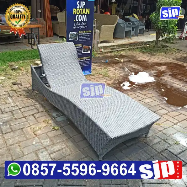 sunbed rotan sintetis model lamborgini