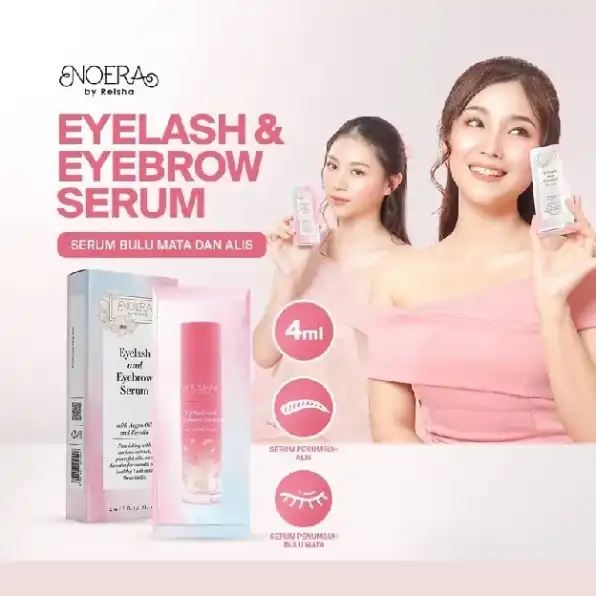 Noera Eyelash & Eyebrow Serum | Serum Bulu Mata dan Alis | Serum Pemanjang Bulu Mata