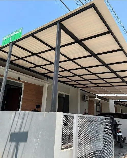 kanopi carport minimalis atap Alderon 