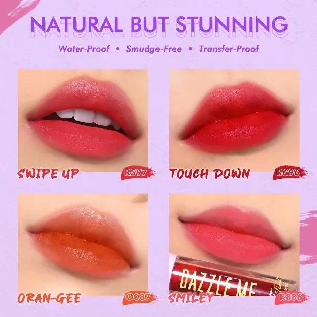 DAZZLE ME INK-LICIOUS LIP TINT MATTEDORABLE LONG LASTING HYPER MOISTURIZING LIPS STAIN LIP CREAM LIP