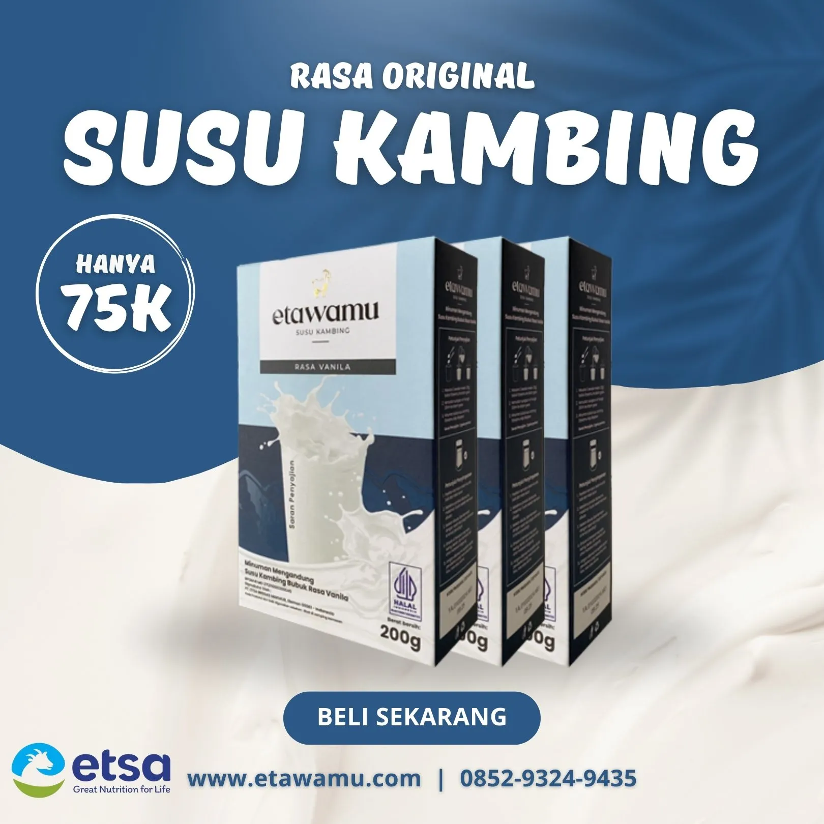 Jual Susu Kambing Etawa Lamongan, 0852-9324-9435 DISKON BPOM