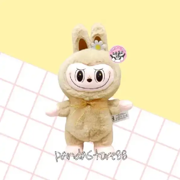 Gantungan Kunci Boneka Labubu The Monsters Macarone Kawai Keychain Labubu