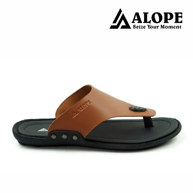 Bisa COD - Sandal Kulit H016 ALOPE - dmn