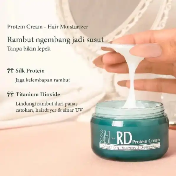 SHRD Protein Cream | Moisturizer & Vitamin Rambut | Hair Care Rambut Ngembang, Kering & Kusut, Color