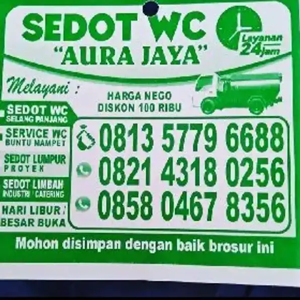 sedot WC Kedungpring Lamongan murah