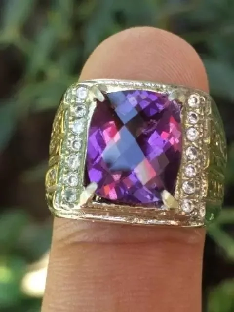 natural amethyst cekerbord natural kecubung bukan topaz bukan garnet bukan prasiolite ruby iolite