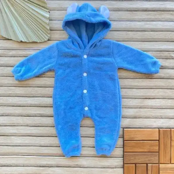 Jumper Bodysuit Bayi 0-6 Bulan Jumper New Born Baby Bulu Karakter Bahan Katun Kostum Jumpsuit