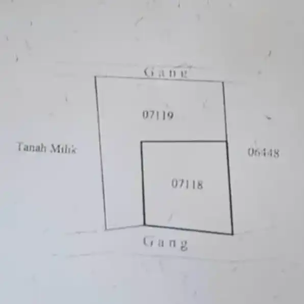 Dijual 1 are, Jl. Muding Batu Sangian Muding Sari Kerobokan Kaja Kuta Utara