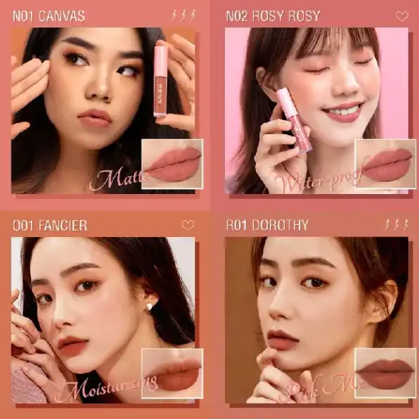 Matte lip gloss lipstik tahan lama anti air