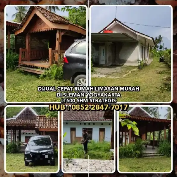 DIJUAL CEPAT RUMAH LIMASAN MURAH DI SLEMAN YOGYAKARTA. LT600 SHM STRATEGIS. H: 0852-2847-7017*