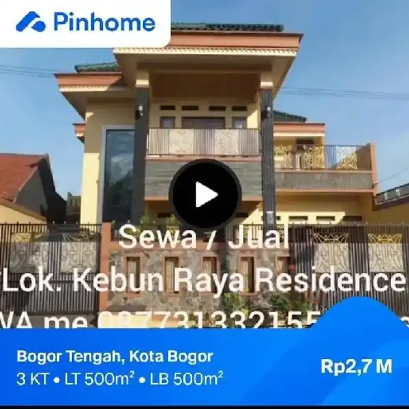 Rumah Strategis Mewah Dijual Cepat BU Trims