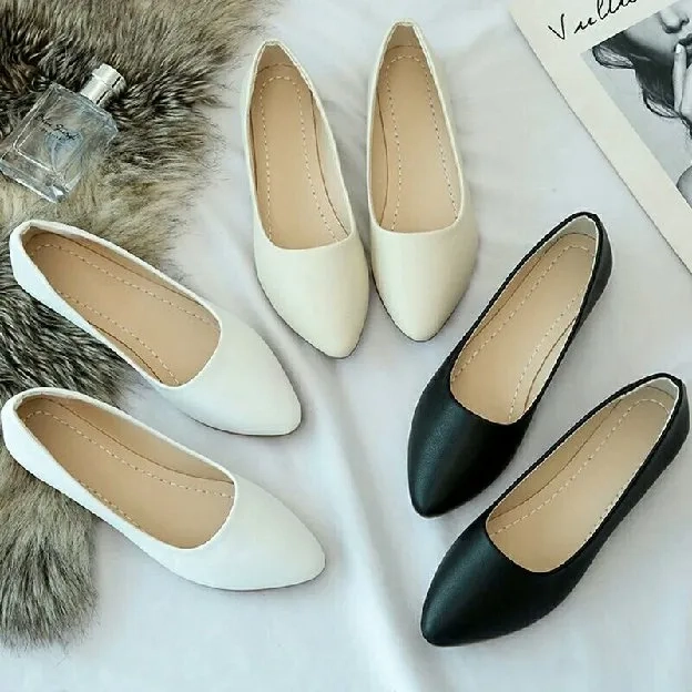 Bayar cod - Sepaty Wanita Flatshoes Ballerina - dmn