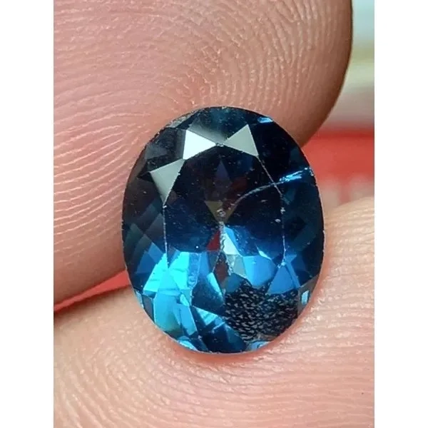 natural topaz blue london 4.50ct