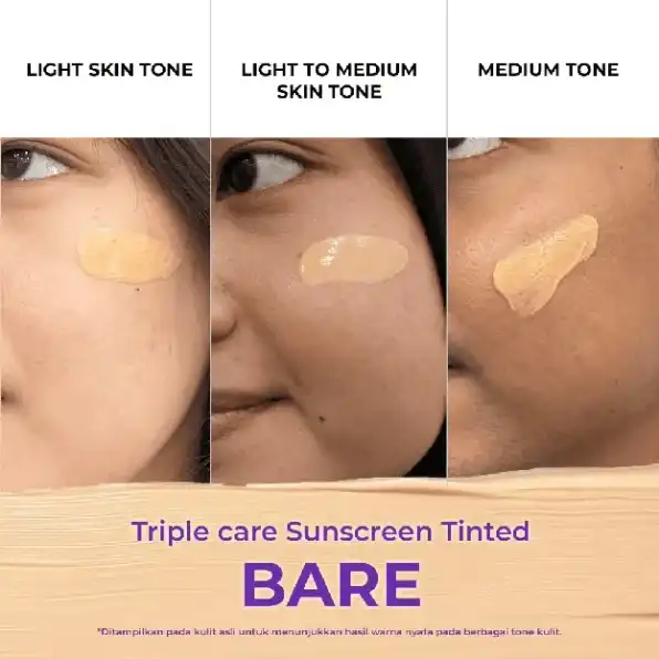 [NEW LAUNCH] Facetology Triple Care Sunscreen Tinted SPF 50 PA++++ 40ML