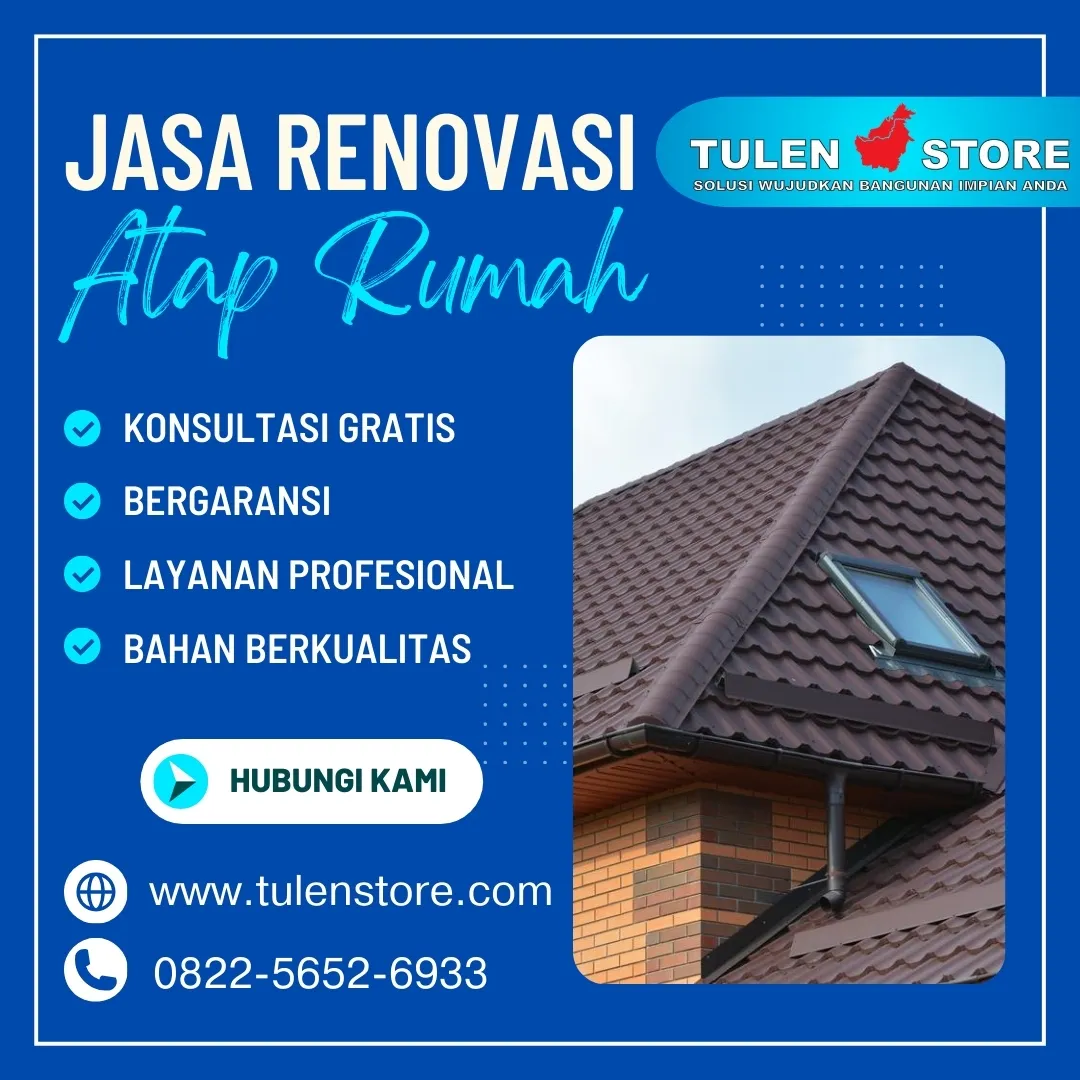 WA 0822 5652 6933 Jasa Renovasi Atap Rumah di Palangka Raya