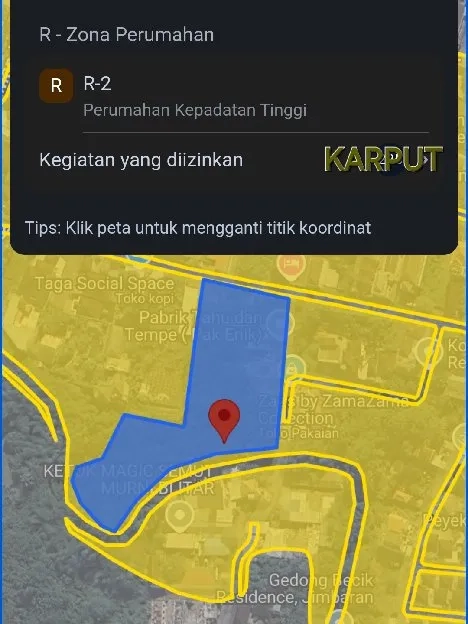 Dijual 24 are, Jl. Mandiri Kubung Batu Belakang Kantor IMIGRASI Jimbaran Kuta Selatan