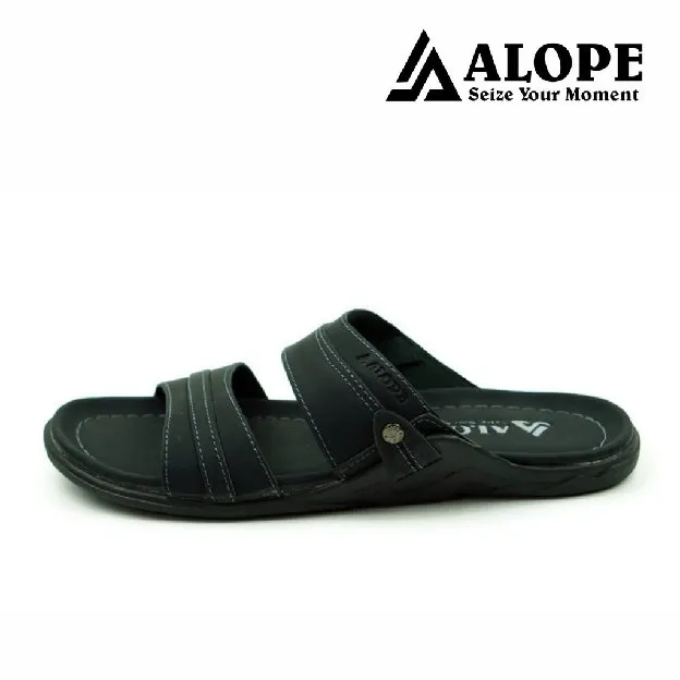 Bisa COD - Sandal Kulit H06 ALOPE Pria - dmn